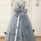 Robe De Princesse Tulle Gris Argenté