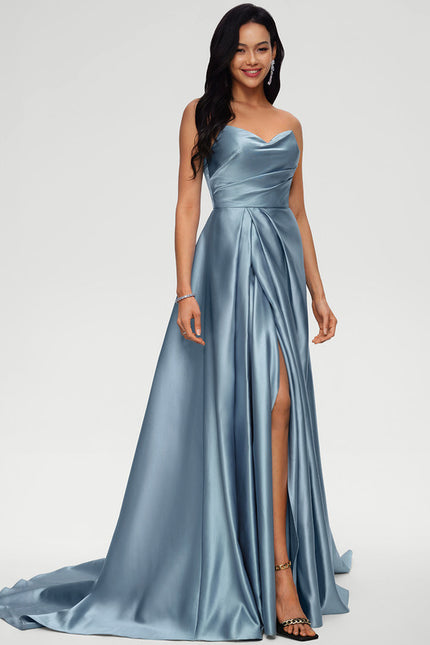 Robe De Princesse Satin Fluide - gallery 4