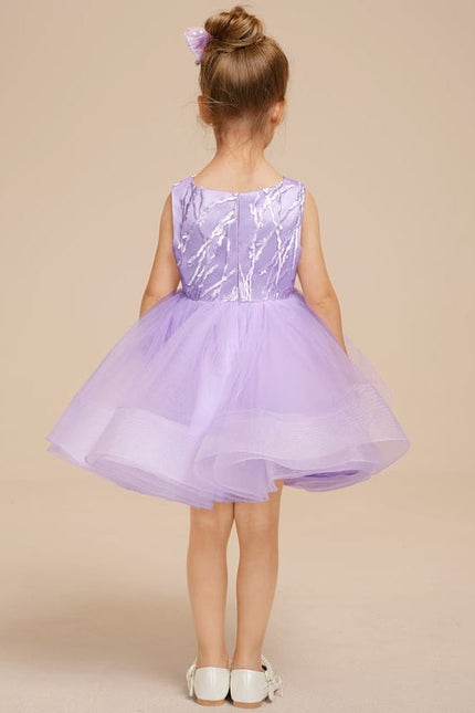 Robe De Princesse Violette Festive - gallery 7