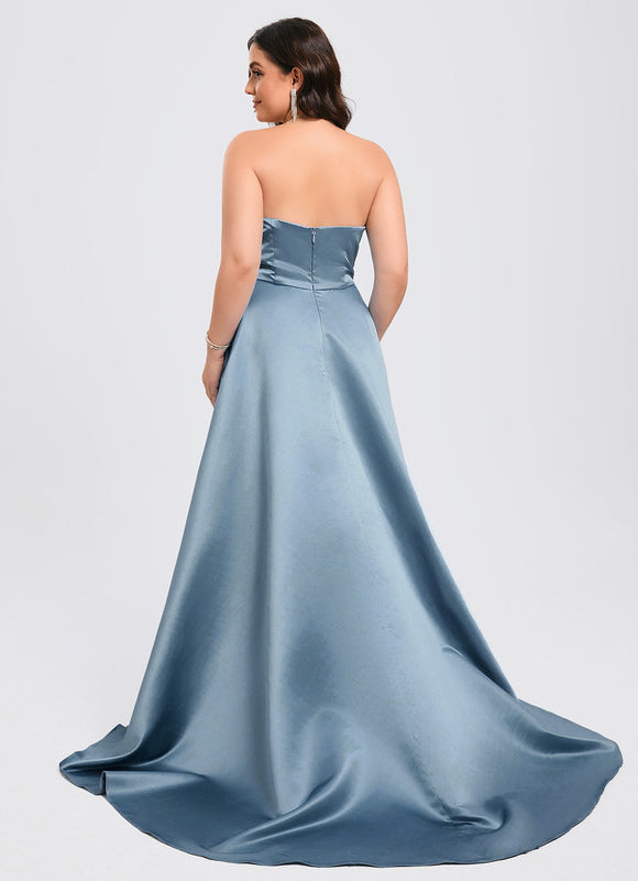 Robe De Princesse Satin Fluide - gallery 9