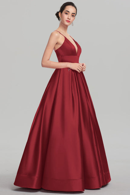 Robe De Princesse Satinée Longue