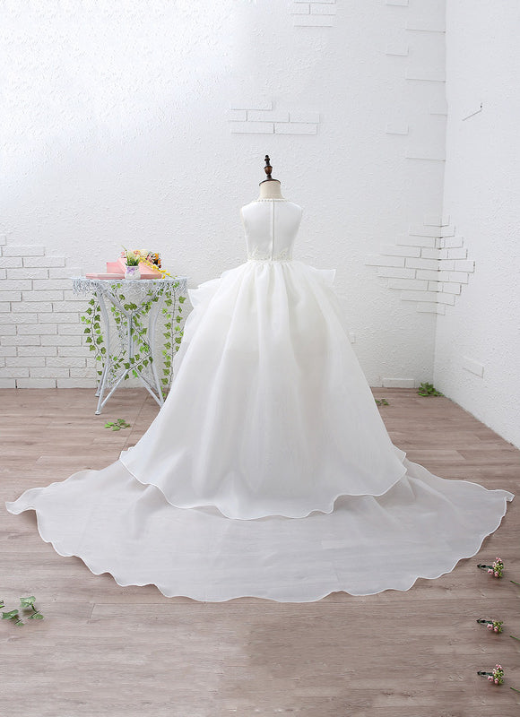 Robe De Princesse Enfantine Aérienne - gallery 5