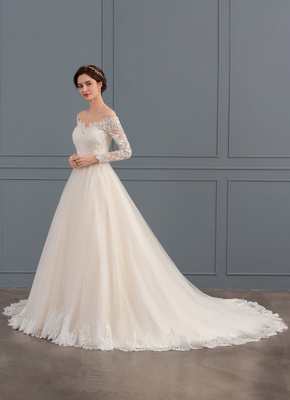 Robe De Princesse Élégance Éthérée - gallery 4