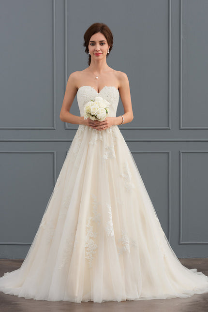 Robe De Princesse De Mariée Romantique - gallery 1