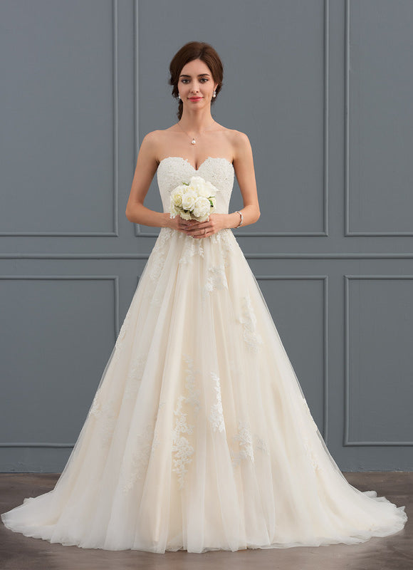 Robe De Princesse De Mariée Romantique - gallery 1