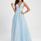 Robe De Princesse Bleue Délicate