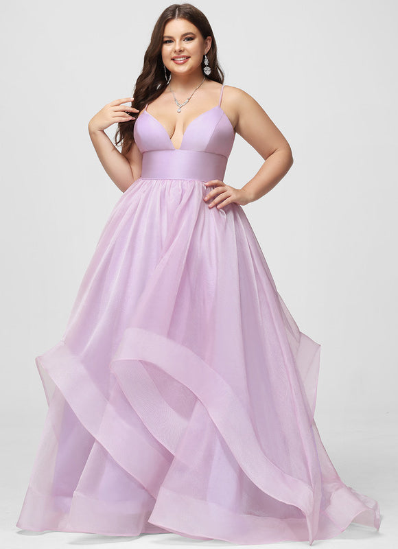 Robe De Princesse Lilas Fluide - gallery 7