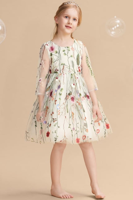 Robe De Princesse Brodée Délicate - gallery 2