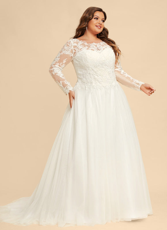 Robe De Princesse Nuptiale Tulle Ornée - gallery 7