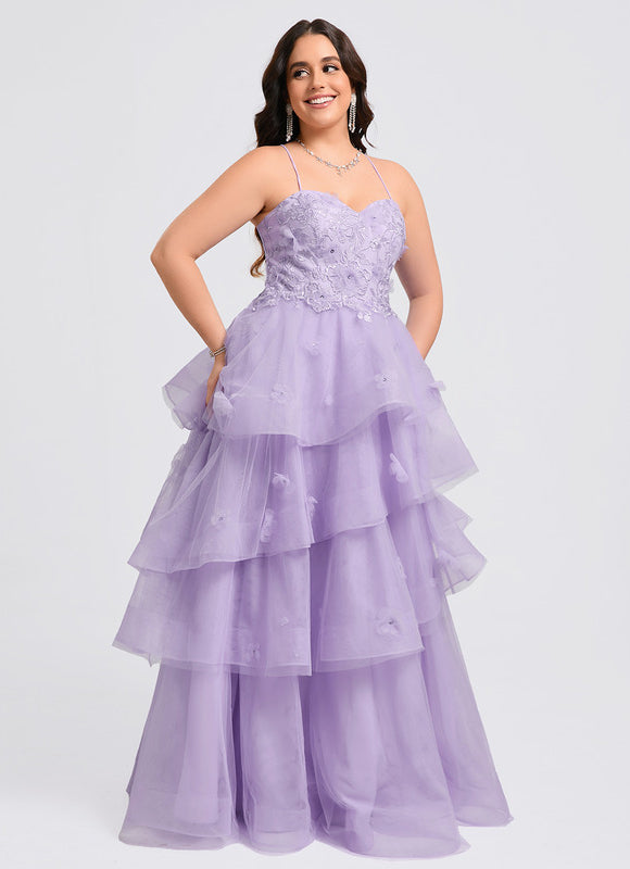 Robe De Princesse Tulle Lilas - gallery 7
