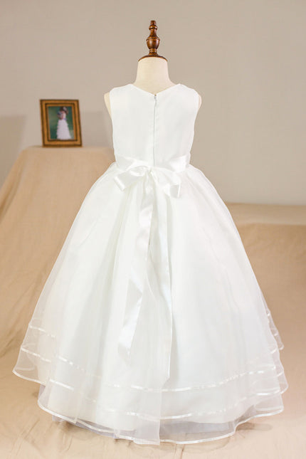 Robe De Princesse En Satin Aérienne - gallery 4