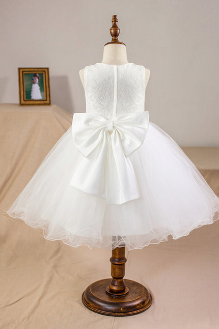 Robe De Princesse Enfant Nuptiale Satinée