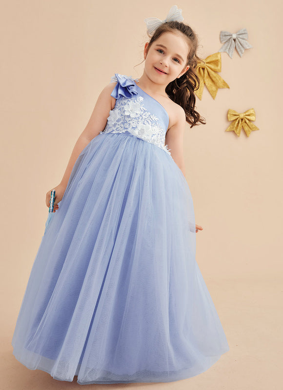 Robe De Princesse Asymétrique Lilas - gallery 2