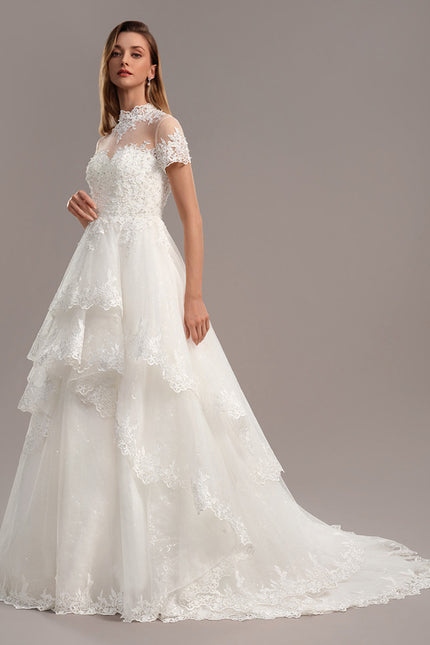 Robe De Princesse Nuptiale En Dentelle
