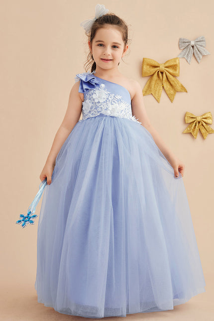 Robe De Princesse Asymétrique Lilas - gallery 8