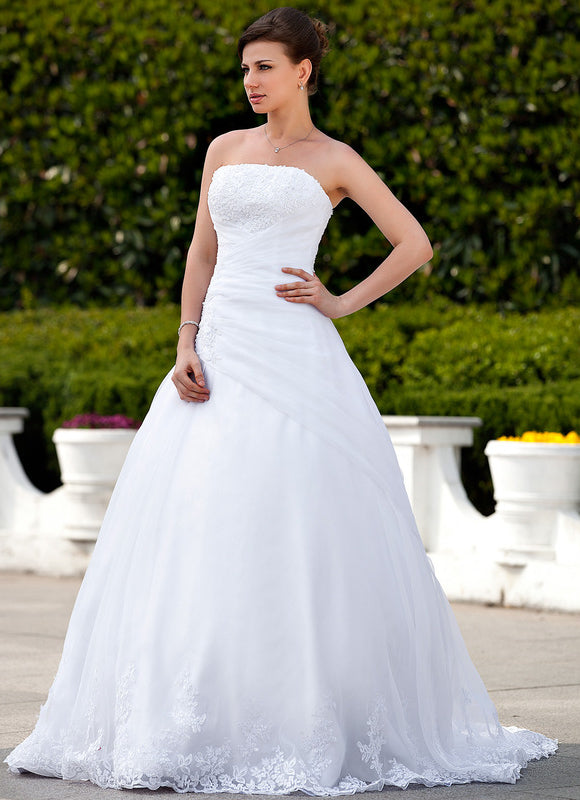 Robe De Princesse De Mariée Fluide - gallery 2
