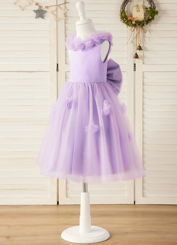 Robe De Princesse Lilas Évasée - gallery 4