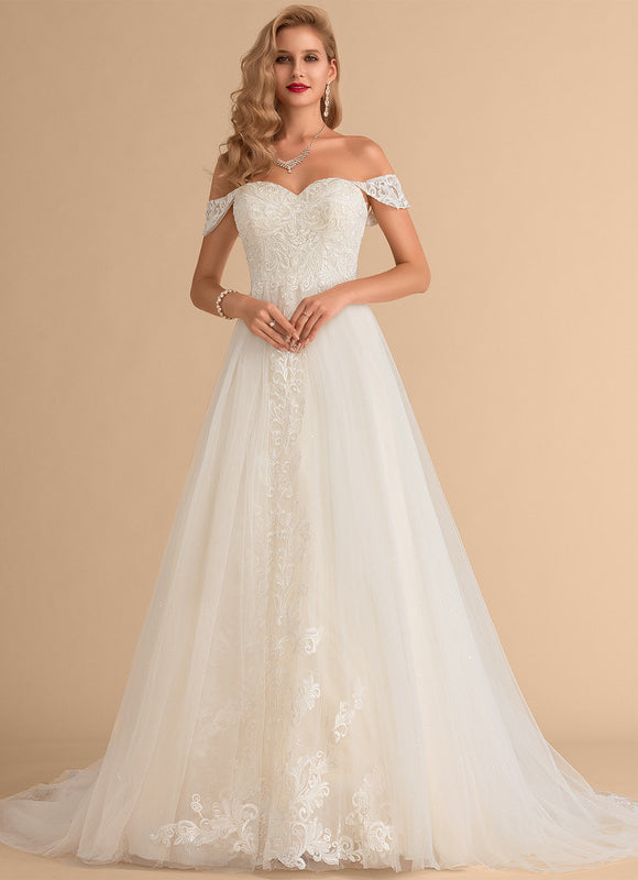 Robe De Princesse Éblouissante Ivoire - gallery 2