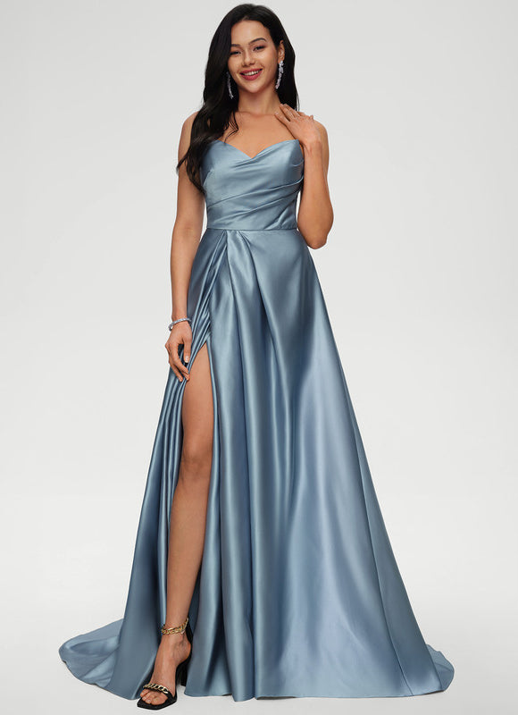 Robe De Princesse Satin Fluide