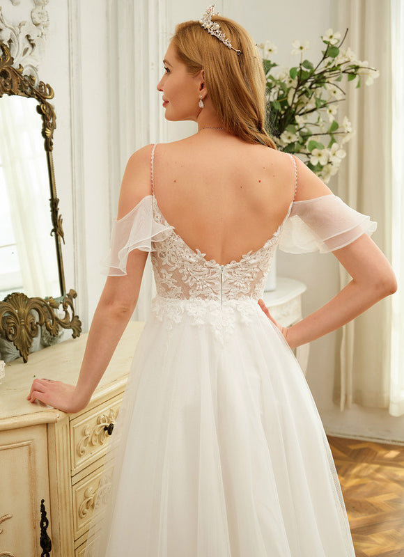 Robe De Princesse Élégante Vaporeuse - gallery 6
