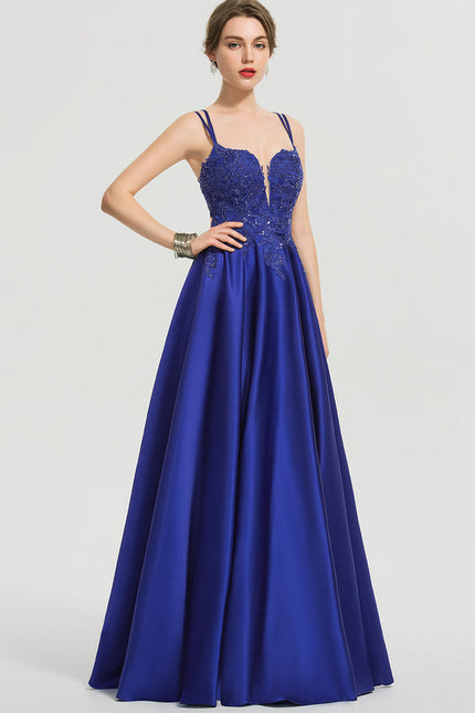 Robe De Princesse Bleue Scintillante - gallery 3
