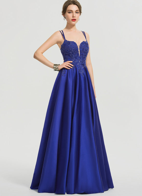 Robe De Princesse Bleue Scintillante - gallery 3