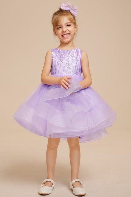 Robe De Princesse Violette Festive - gallery 1