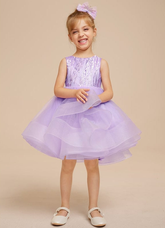 Robe De Princesse Violette Festive - gallery 1