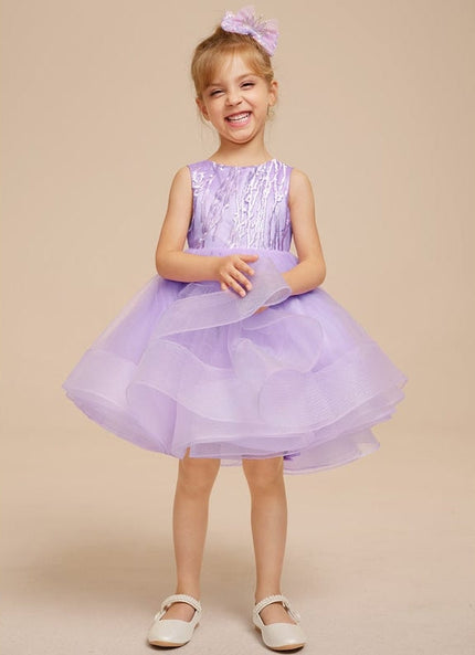 Robe De Princesse Violette Festive - gallery 1