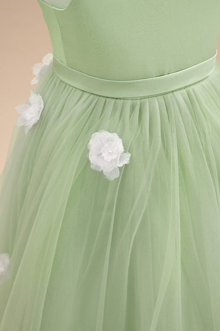 Robe De Princesse Verte Délicate - gallery 8