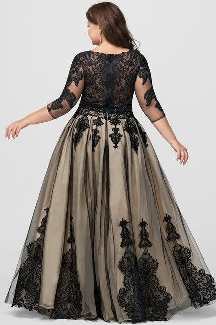 Robe De Princesse Élégante Noire - gallery 6