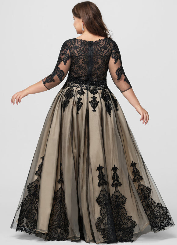 Robe De Princesse Élégante Noire - gallery 6
