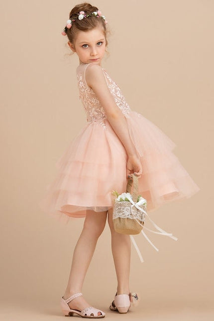 Robe De Princesse Tulle Pêche - gallery 3