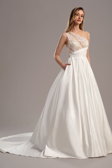 Robe De Princesse Satin Élégance - gallery 2