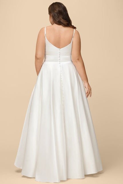 Robe De Princesse Satinée Simple - gallery 7