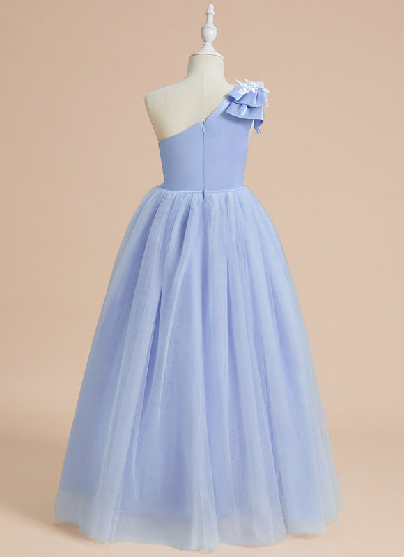 Robe De Princesse Asymétrique Lilas - gallery 3