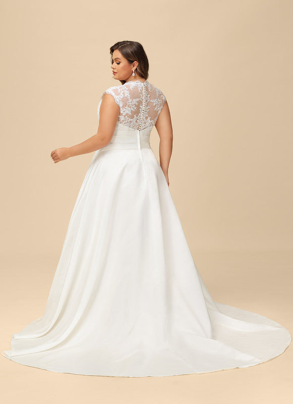 Robe De Princesse Élégante Satinée - gallery 8