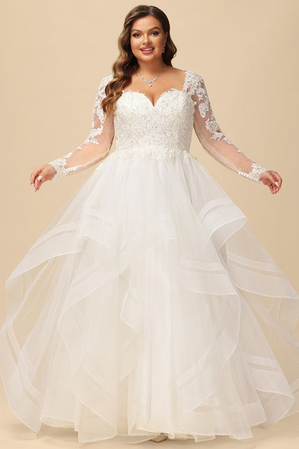 Robe De Princesse Éthérée Perlée - gallery 8