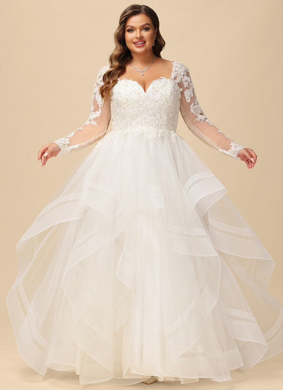 Robe De Princesse Éthérée Perlée - gallery 8