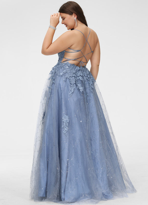 Robe De Princesse Satinée Céleste - gallery 8