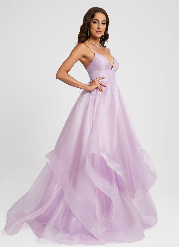 Robe De Princesse Lilas Fluide - gallery 6