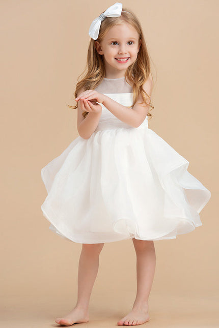 Robe De Princesse Voluminous Blanche - gallery 4