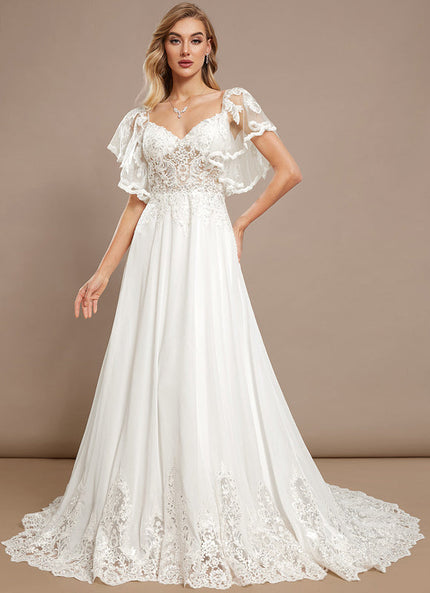 Robe De Princesse Vaporeuse Élégante