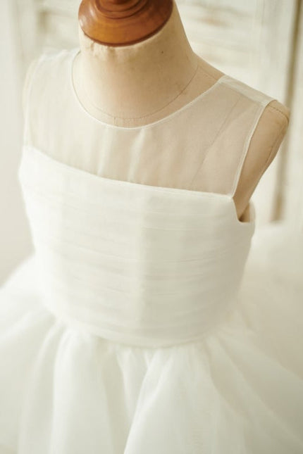 Robe De Princesse Voluminous Blanche - gallery 2