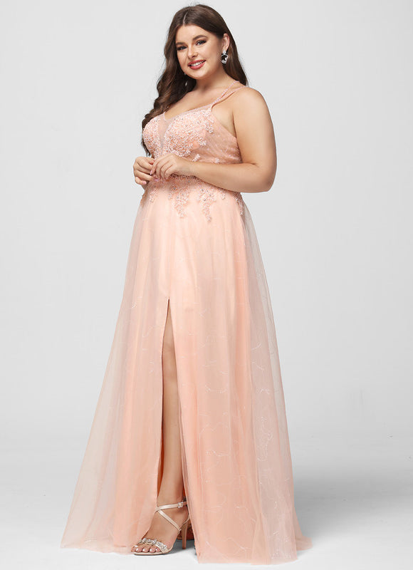 Robe De Princesse Rose Scintillante - gallery 7