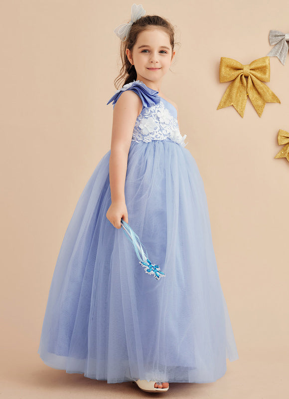 Robe De Princesse Asymétrique Lilas - gallery 5