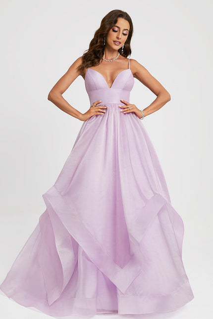 Robe De Princesse Lilas Fluide - gallery 3