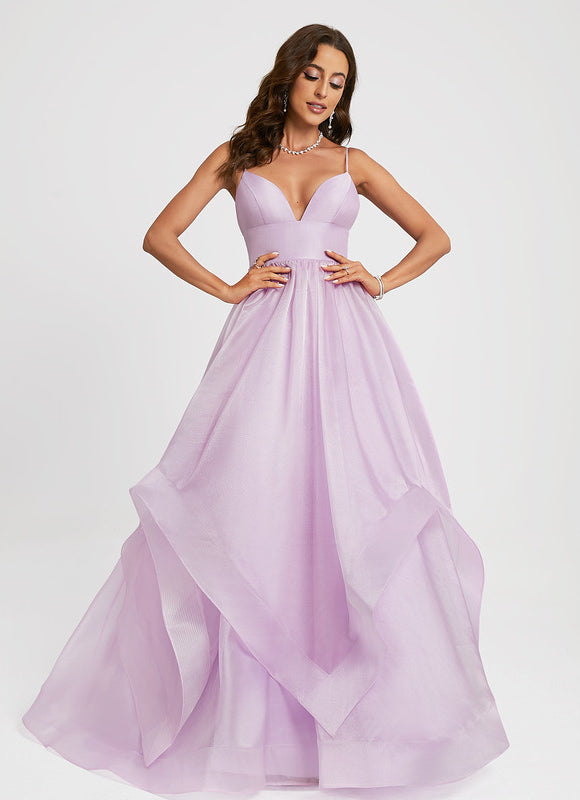 Robe De Princesse Lilas Fluide - gallery 3
