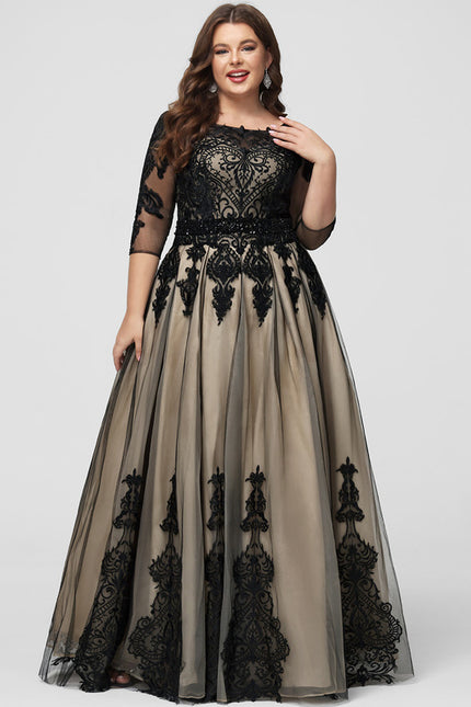 Robe De Princesse Élégante Noire - gallery 8