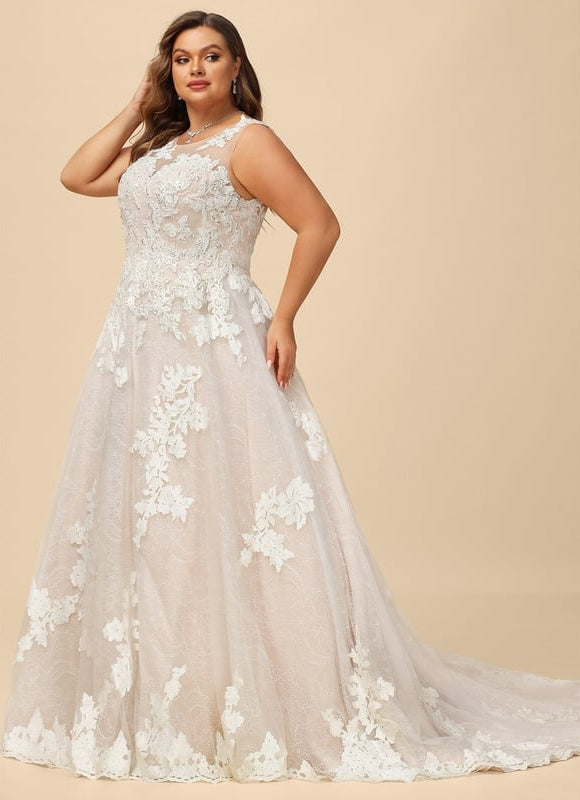 Robe De Princesse De Mariée Florale - gallery 8